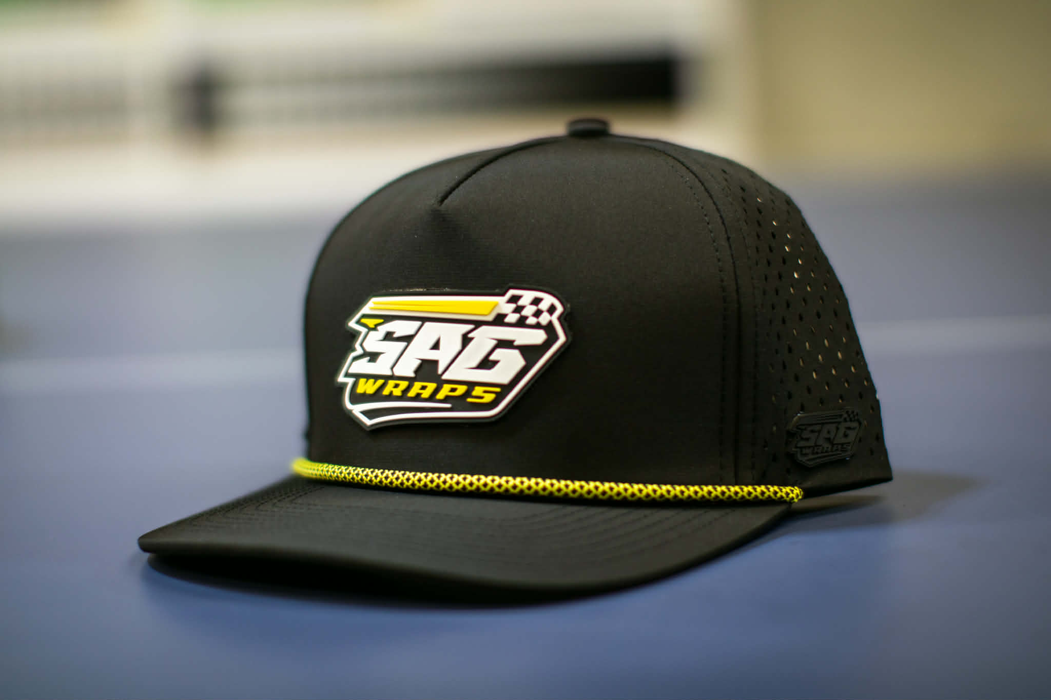 Custom Performance Hats - PVC Rubber Logos (Full Color)