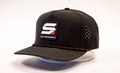 Black/Red SAG Headwear Square Logo