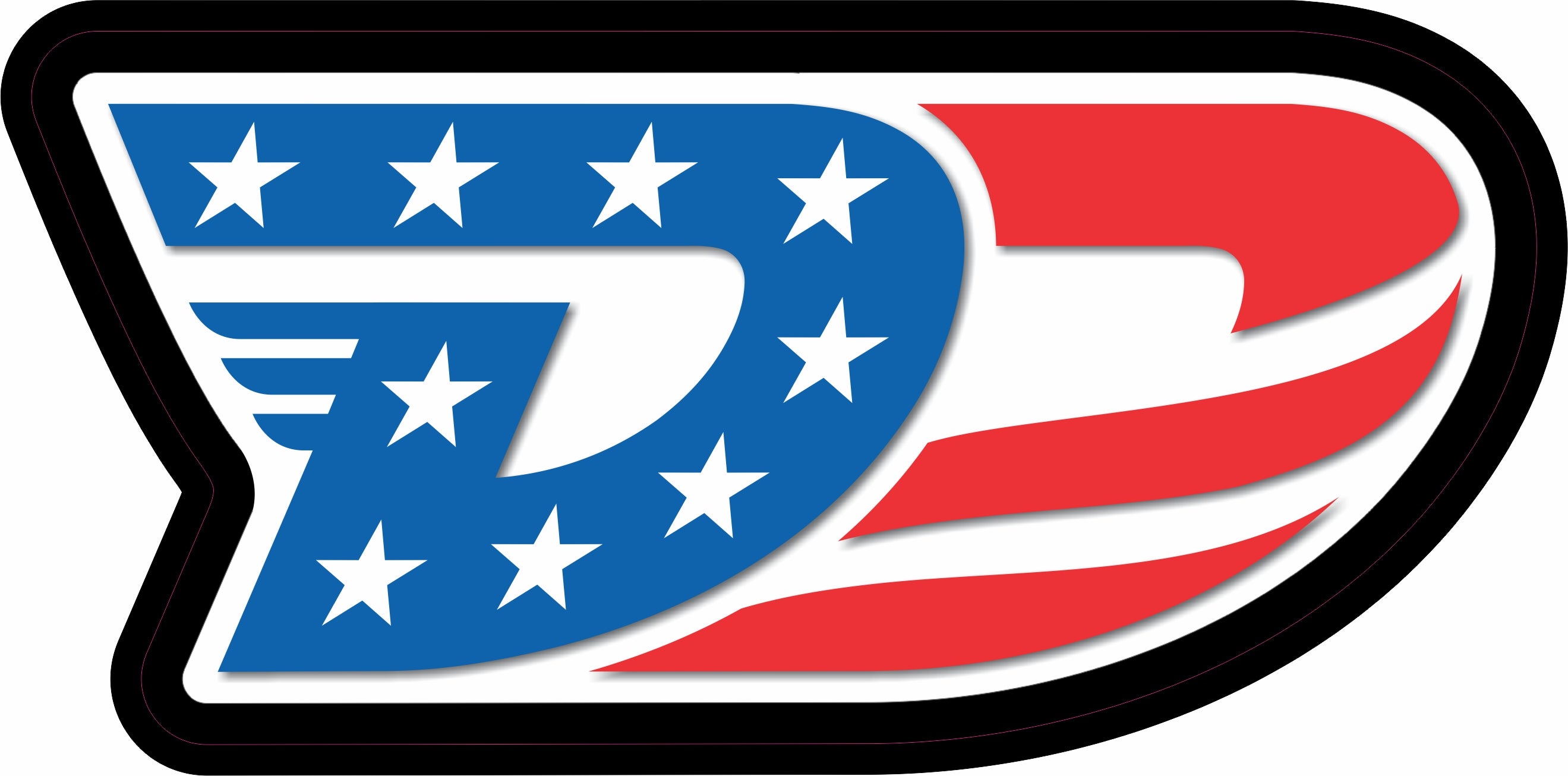 Downforce Danny DD Decal - 2" x 4"