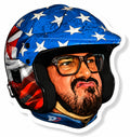 Downforce Danny Helmet Decal