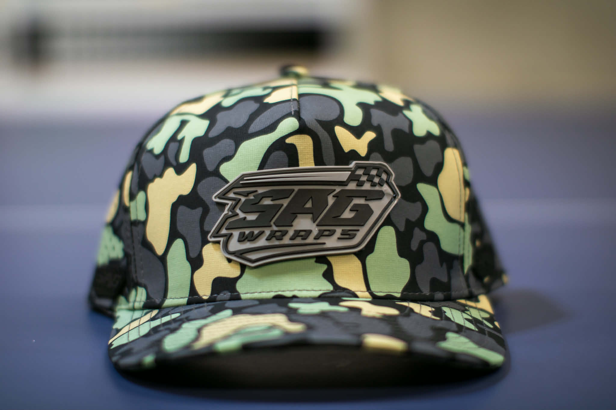 Custom Performance Hats - PVC Rubber Logos (Full Color)