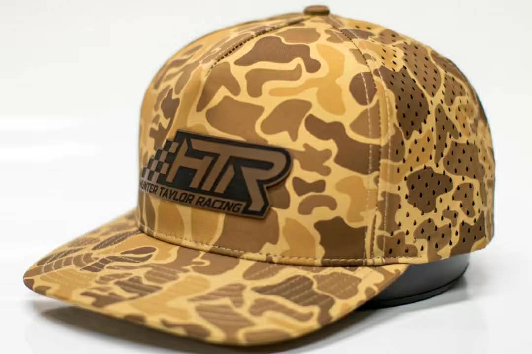 Custom Performance Hats - Leather Logos