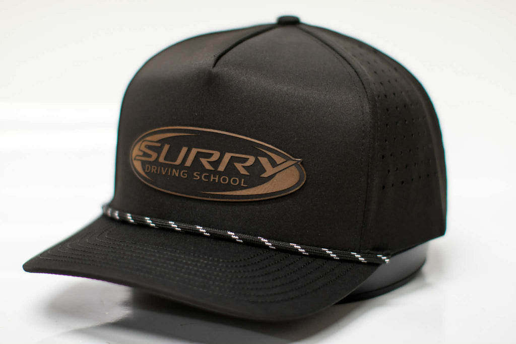Custom Performance Hats - Leather Logos