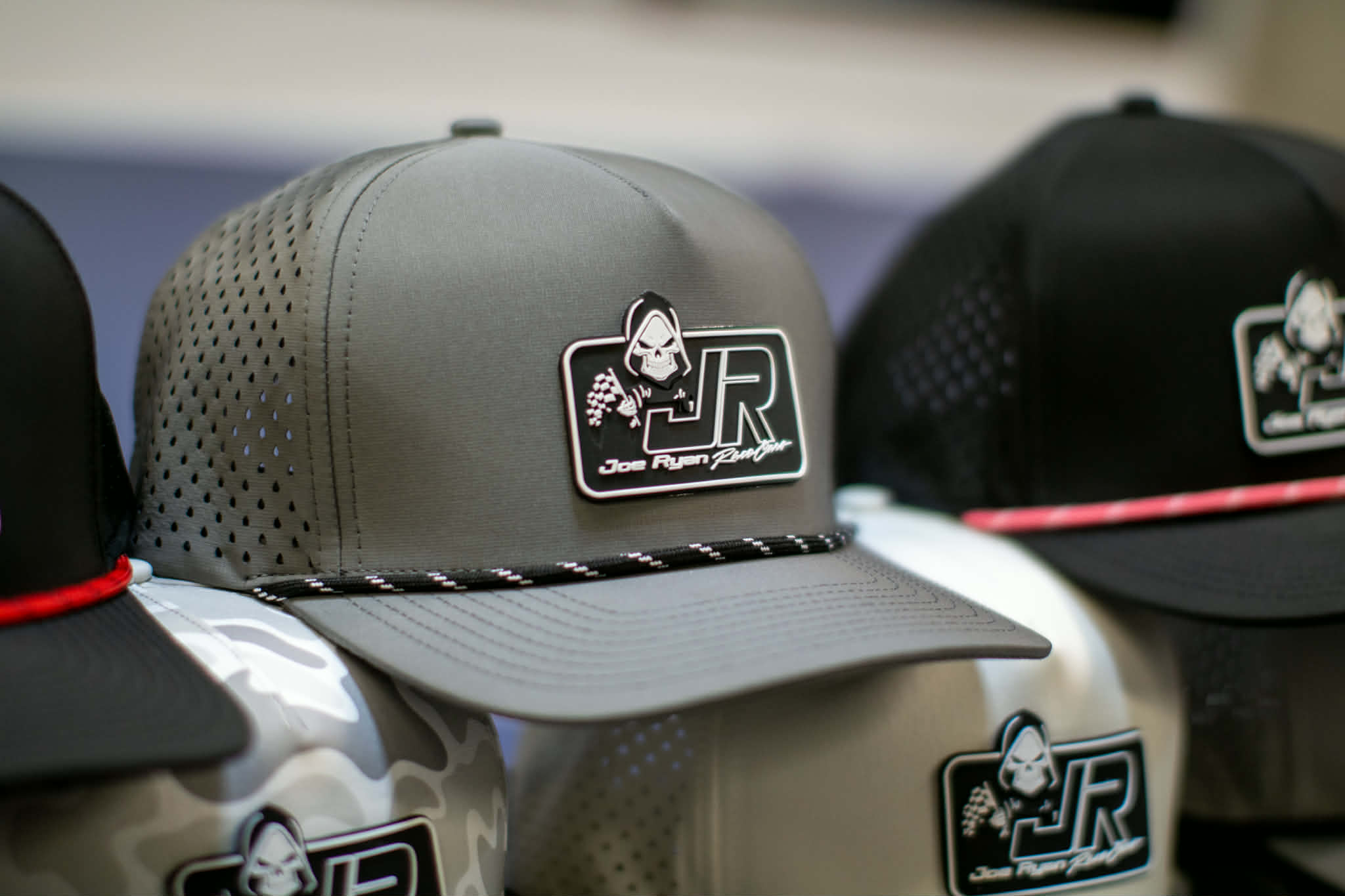 Custom Performance Hats - PVC Rubber Logos (Full Color)