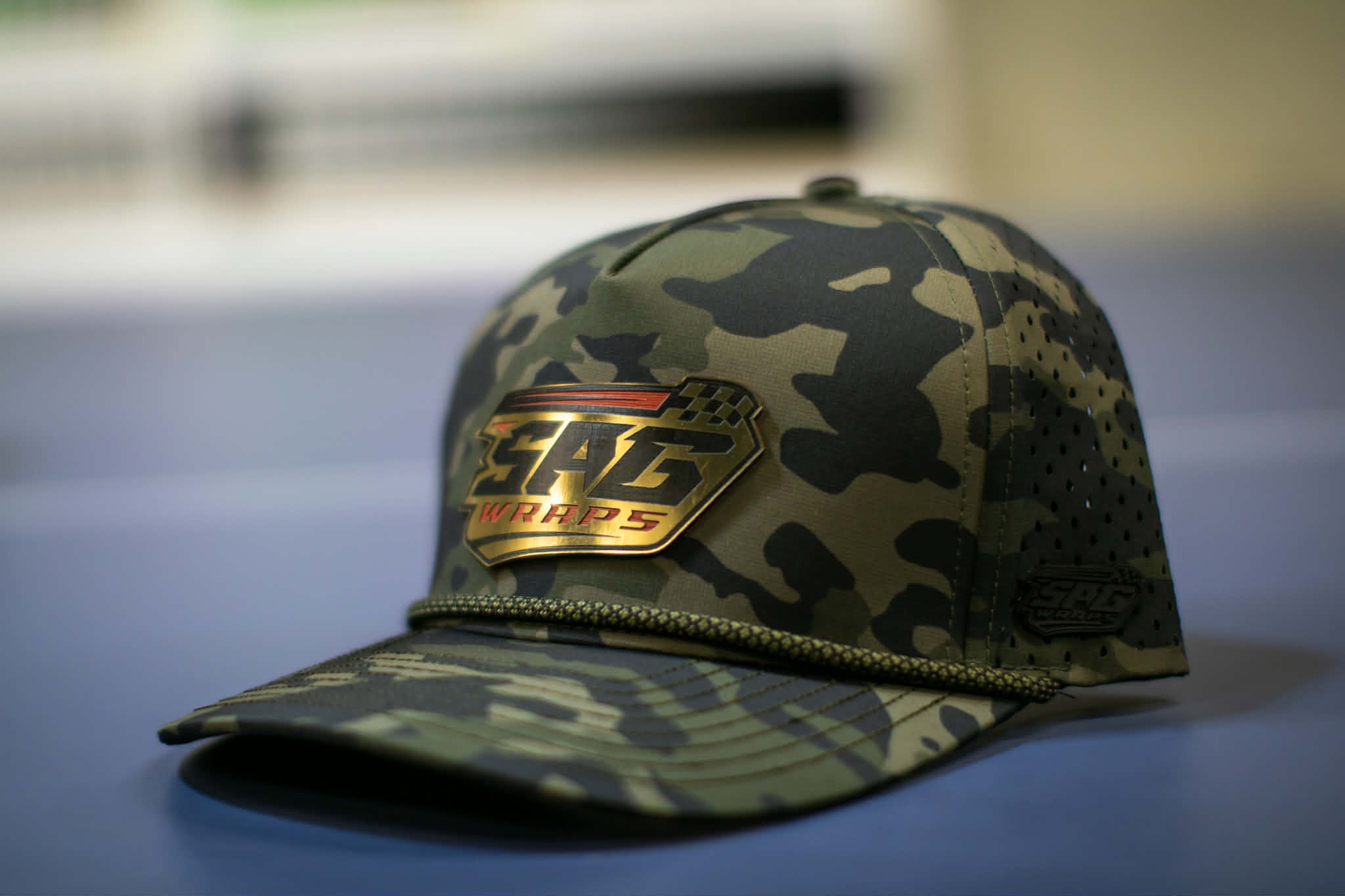 Custom Performance Hats - Acrylic Logos